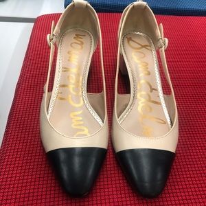 Sam Edelman Leah Cap Toe Block Heel